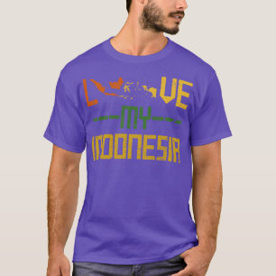 Camiseta Amar a mi Indonesia