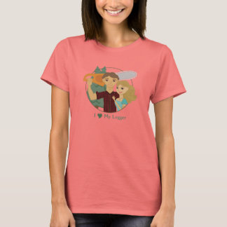 Camiseta Amar a mi leñador Ringer Tee