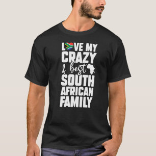 Camiseta Amar a mi mejor familia sudafricana