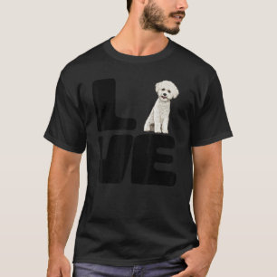 Camiseta Amar a mi perro amigo de los Bichons