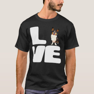 Camiseta Amar a mi perro galés cardigan Corgi