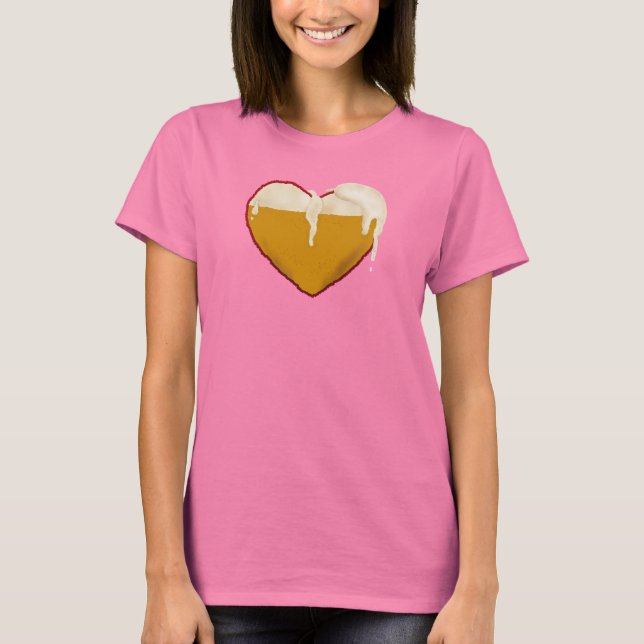 Camiseta Amar a mis 40 damas de peso Petite T-Shirt (Anverso)