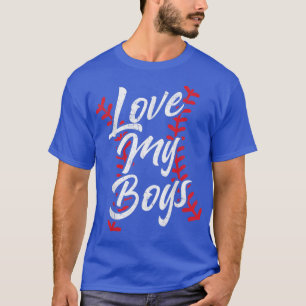 Camiseta Amar a mis niños El béisbol deja a la abuela linda