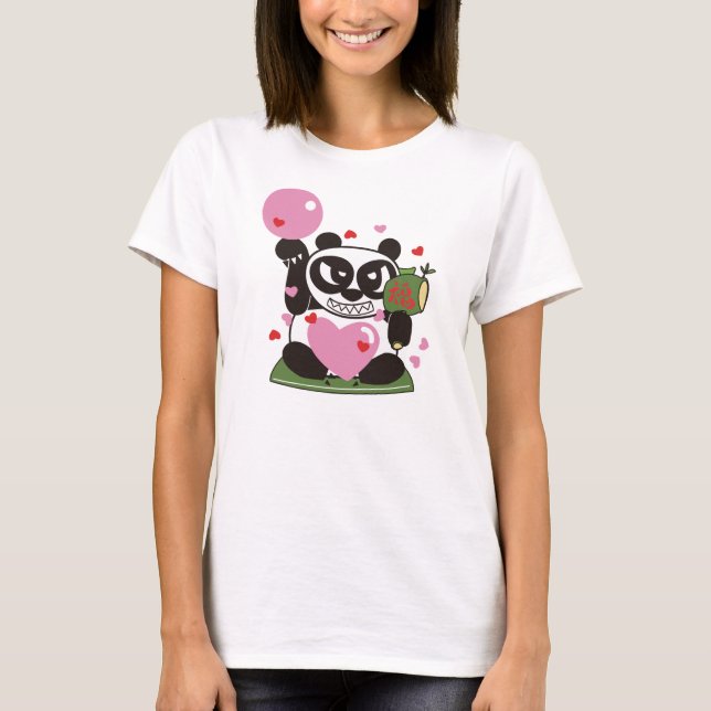Camiseta Amar a Panda Dios Afortunado (Anverso)