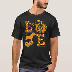 Camiseta Amar a Pitbull Leopard Imprimir calabaza Halloween