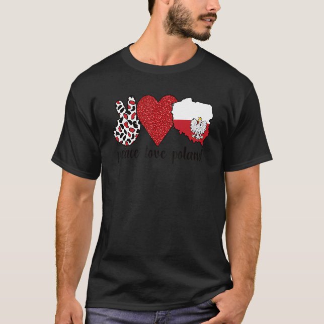 Camiseta Amar a Polonia Orgullosa bandera polaca raíces pol (Anverso)
