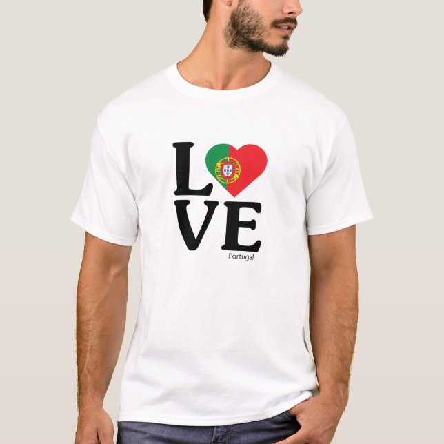 Camiseta Amar a Portugal (Anverso)