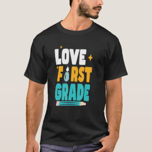 Camiseta Amar a profesores de primer grado amigos de Mates 