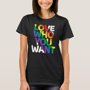 Camiseta Amar a quién quieres apoyar la igualdad de los gay