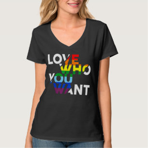 Camiseta Amar A Quién Quieres Gay Bisexual Transgénero Lgbt