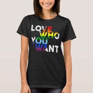 Camiseta Amar A Quién Quieres Gay Bisexual Transgénero Lgbt