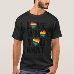 Camiseta Amar A Quién Quieres Lgbtq Diversidad Orgullo Arco