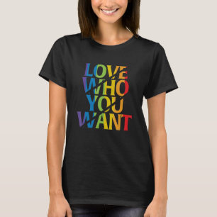 Camiseta Amar A Quien Quieres Orgullo Lgbt Lesbiana Gay