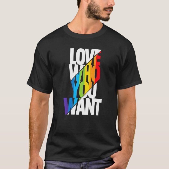 Camiseta Amar A Quién Quieres Una Orgullosa Mamá Lgbt Orgul (Anverso)