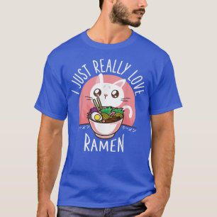 Camiseta Amar a Ramen japonés Noodles Shirt Kawaii Anime Ca