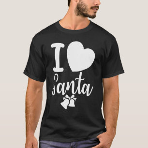 Camiseta Amar a Santa Navidad Días de decir lema cita a la 