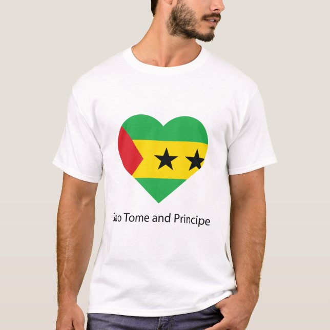 Camiseta Amar a Santo Tomé y Príncipe (Anverso)