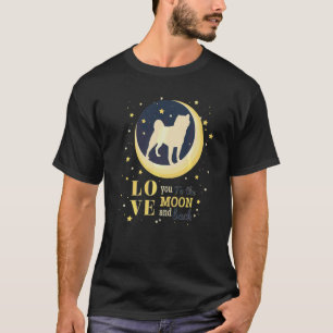 Camiseta Amar A Shiba Inu Perro A La Luna