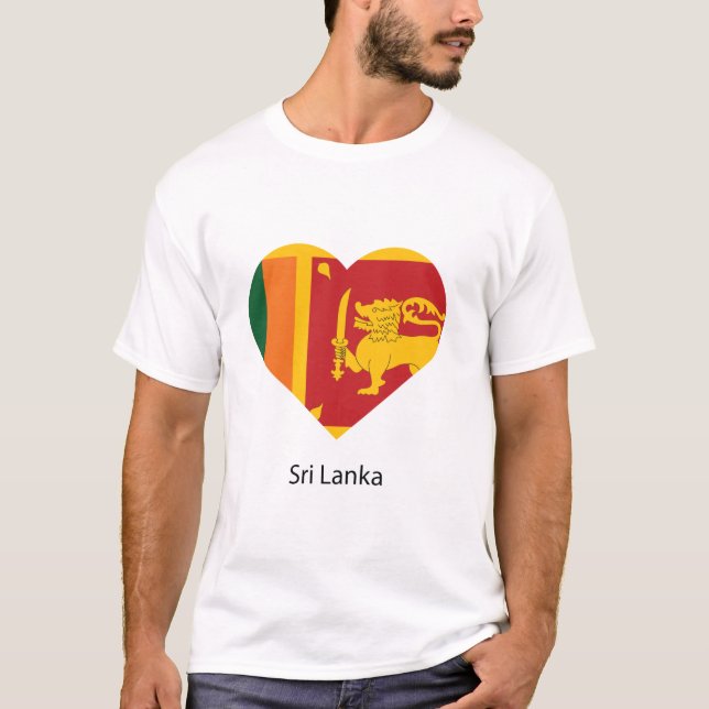 Camiseta Amar a Sri Lanka (Anverso)