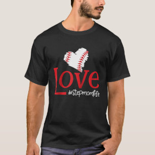 Camiseta Amar a Stepmom Vida Familiar Bono para Madres Mamá