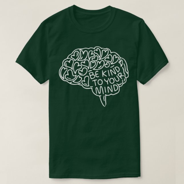Camiseta Amar a su mente el cerebro de la conciencia de la  (Diseño del anverso)