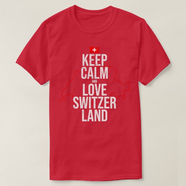 Camiseta Amar a Suiza (Diseño del anverso)