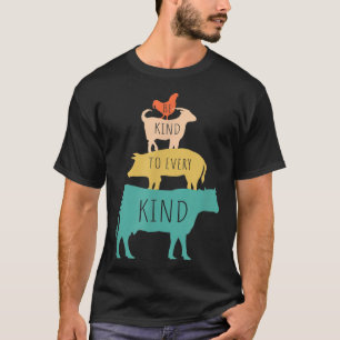 Camiseta Amar a todo tipo de animales amantes del velo vege
