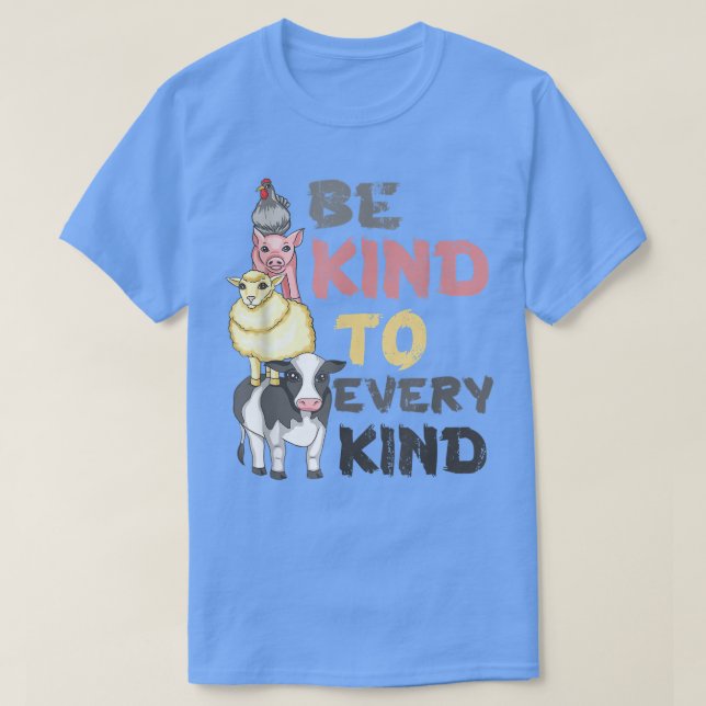 Camiseta Amar A Todo Tipo De Animales Vegetarianos (Diseño del anverso)