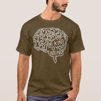 Camiseta Amar a tu mente Corazones Mentalidad Cerebral Medi