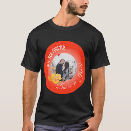 Camiseta Amar a tu pareja Foto Nombre Día de San Valentín m