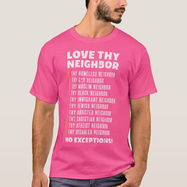 Camiseta Amar a tu vecino (Anverso)