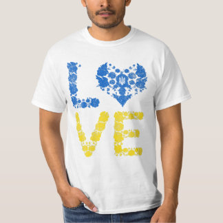 Camiseta Amar a Ucrania Corazón a los ucranianos