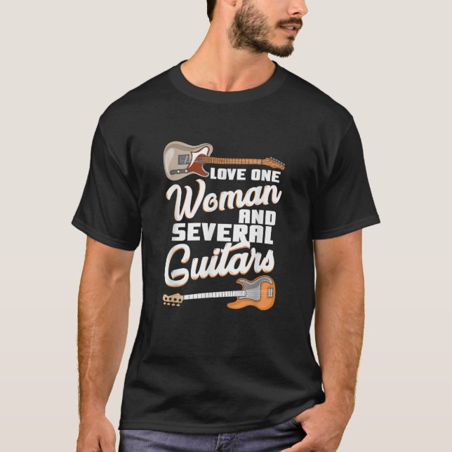 Camiseta Amar A Una Mujer Y Varios Guitanos Divertidos Espo (Anverso)