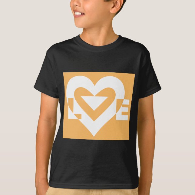 Camiseta Amar a White en Naranja (Anverso)