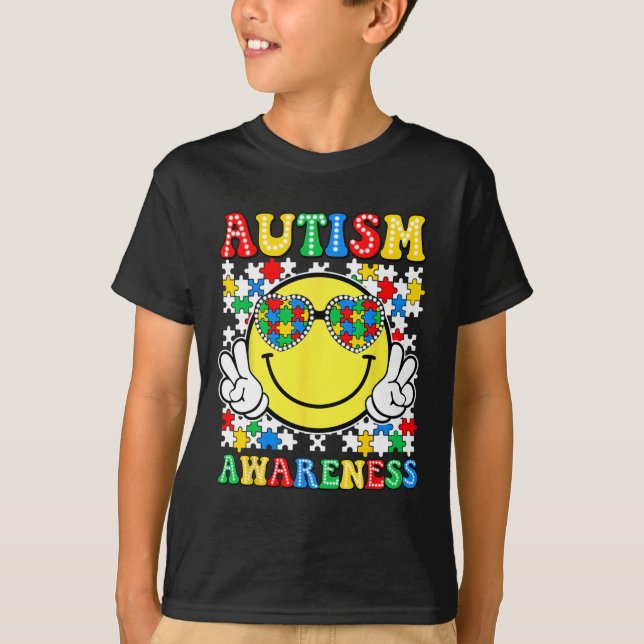 Camiseta Amar Aceptar Comprender la Sq de Apoyo a la Concie (Anverso)