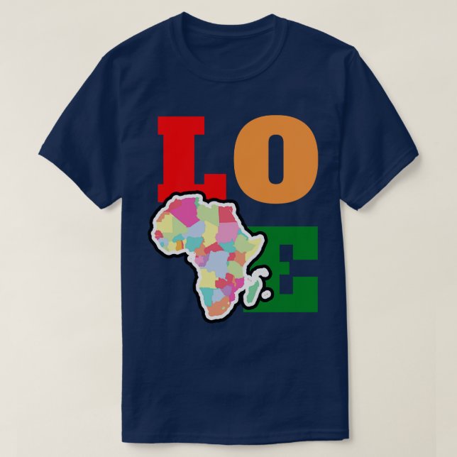 Camiseta Amar África 8 (Diseño del anverso)