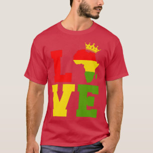 Camiseta Amar África Mes de la Historia Negra 2022 Afroamer