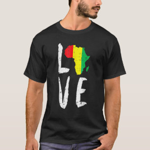 Camiseta Amar África Mes de la Historia Negra Mes Africano 