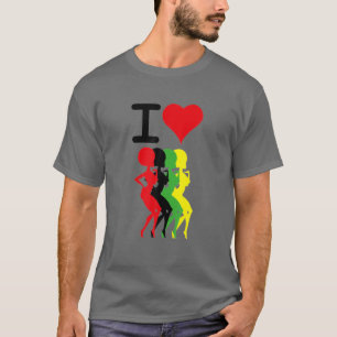 Camiseta Amar África Mes de la Historia Negra Mes Africano 
