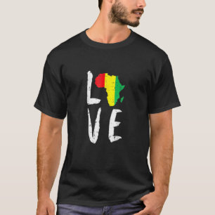 Camiseta Amar África Mes de la Historia Negra Mes Africano