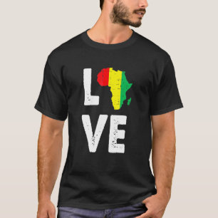 Camiseta Amar África Mes de la Historia Negra Mes Africano