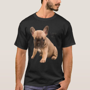 Camiseta Amar al Bulldog francés Frenchie Mom Dad Dog Pe