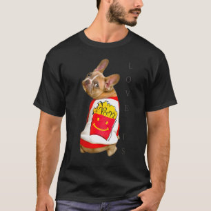 Camiseta Amar al Bulldog francés Frenchie Mom Dad Dog Pe