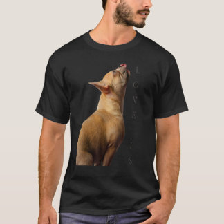 Camiseta Amar al Bulldog francés Frenchie Mom Dad Dog Pe