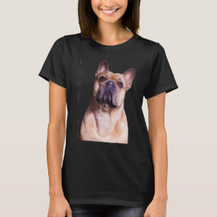 Camiseta Amar al Bulldog francés Frenchie Mom Dad Dog Pe