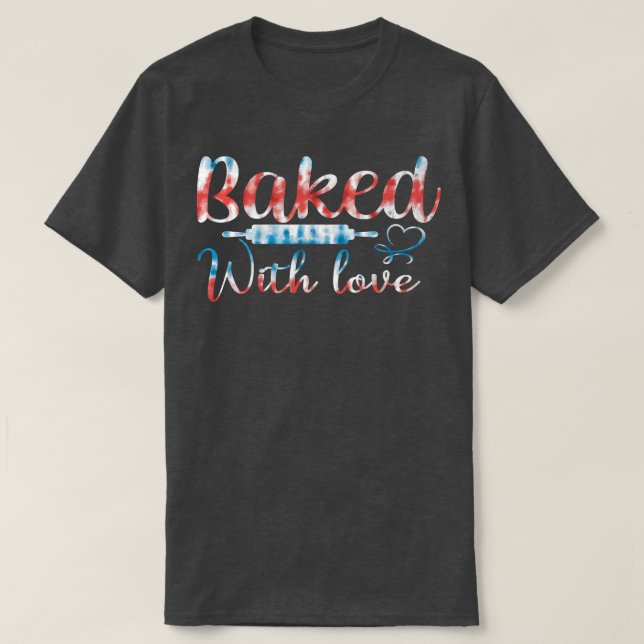Camiseta Amar Al Chef De Baker Pastry O Cocinar (Diseño del anverso)