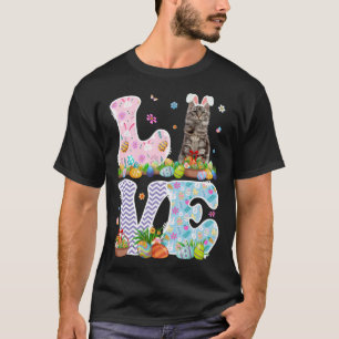 Camiseta Amar al conejo Maine Coon Cat Con Cesta De Huevos 