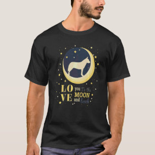 Camiseta Amar Al Ganado Australiano Heeler En La Luna