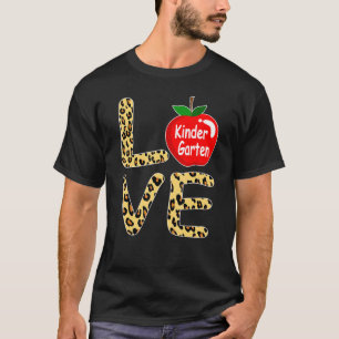 Camiseta Amar al leopardo de los jardines de infancia de vu