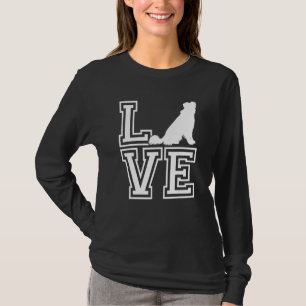 Camiseta Amar al pastor pastor australiano de raza de perro